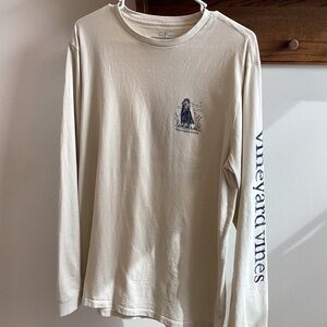 Vineyard Vines Dog size M long sleeve cotton men’s T-shirt